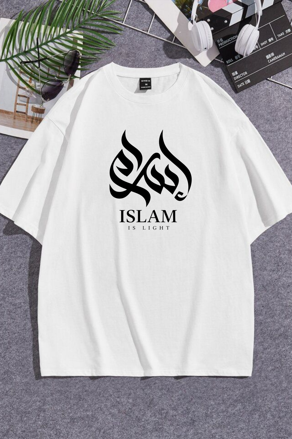 🤍 Islam Is Light – Premium Oversized T-Shirt