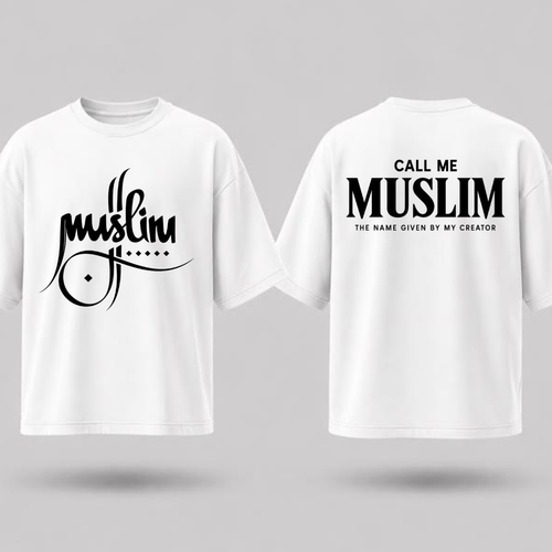 CALL ME MUSLIM — Faith Identity Oversized T-Shirt