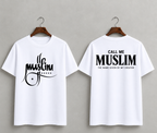 CALL ME MUSLIM — Faith Identity Oversized T-Shirt