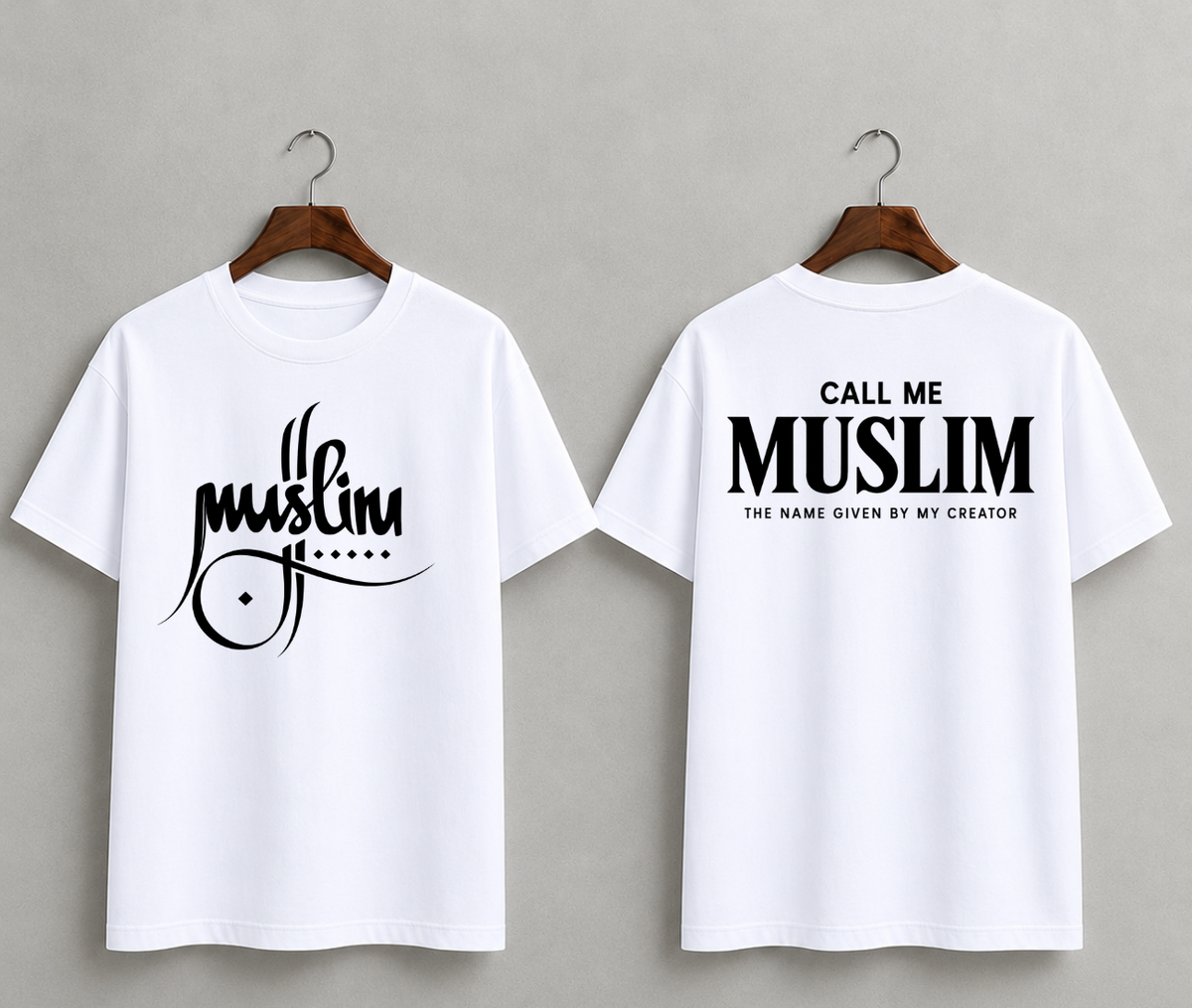 CALL ME MUSLIM — Faith Identity Oversized T-Shirt