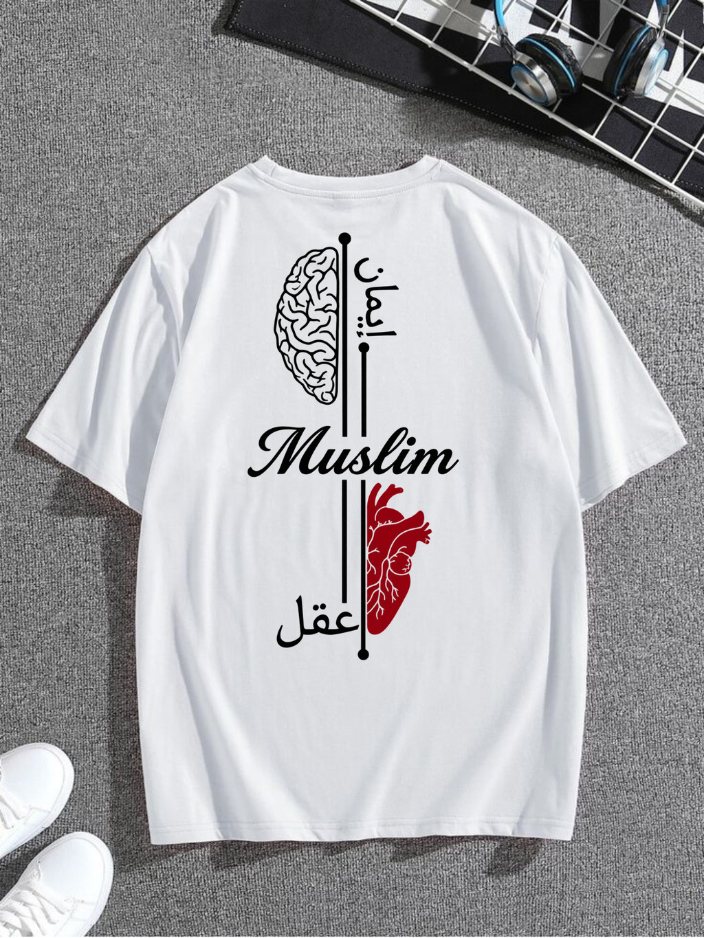 SABR Muslim Premium Oversized T-Shirt – 210 GSM Pure Cotton