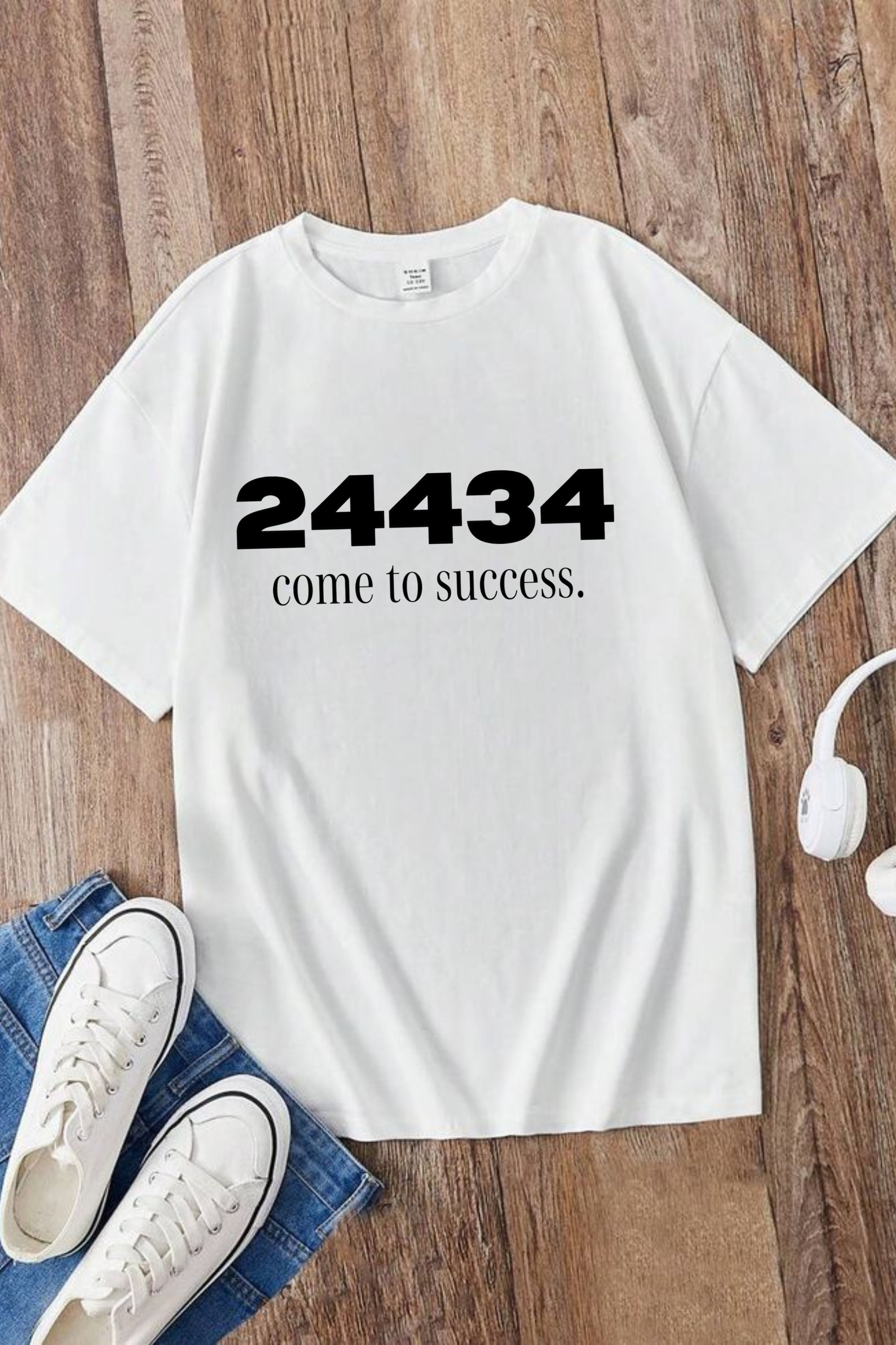 24434 – Come to Success | Premium Oversized T-Shirt