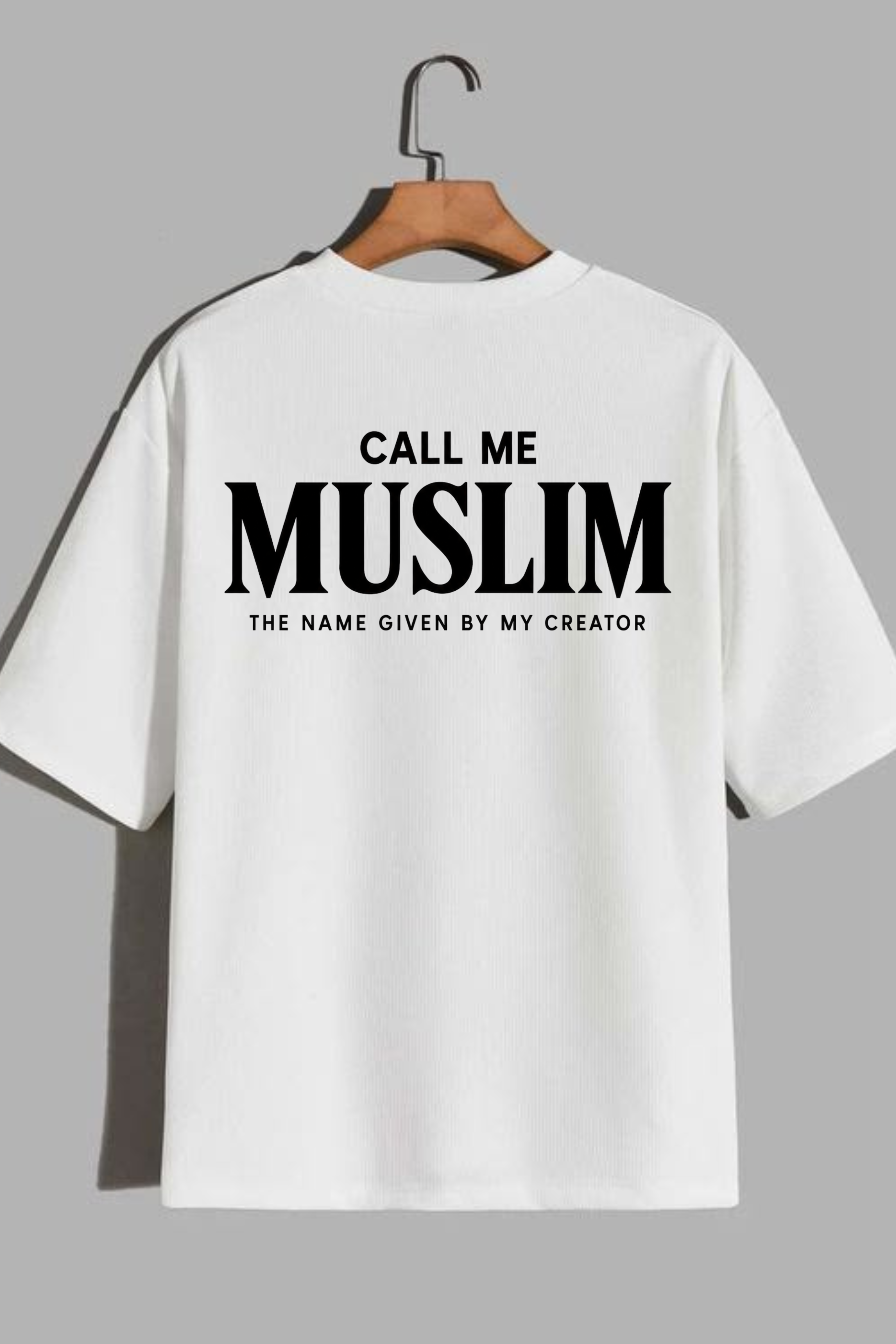 Sabr & Call Me Muslim  — Premium Oversized T-Shirt