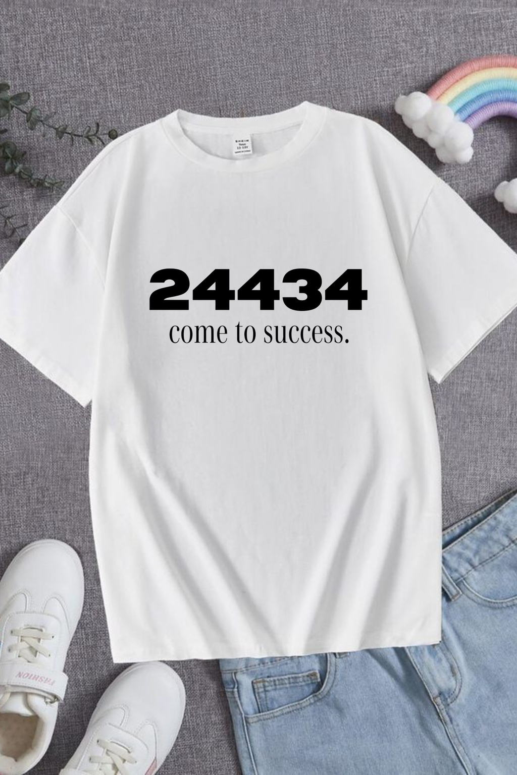 24434 – Come to Success | Premium Oversized T-Shirt