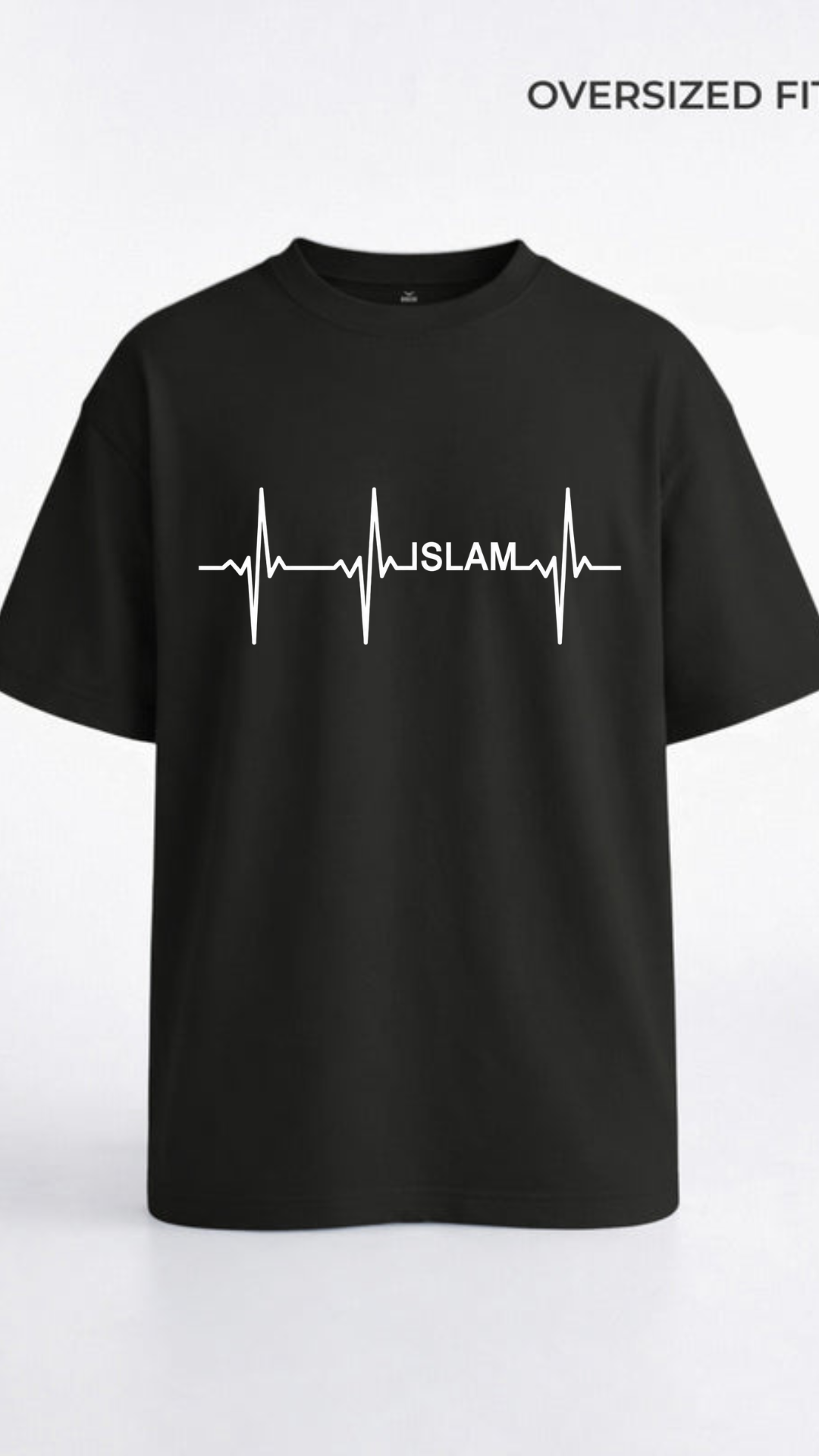 Heartbeat of Islam – Premium Oversized T-Shirt