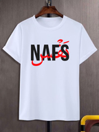 Deen Bazar NAFS Arabic Calligraphy Printed White T-Shirt