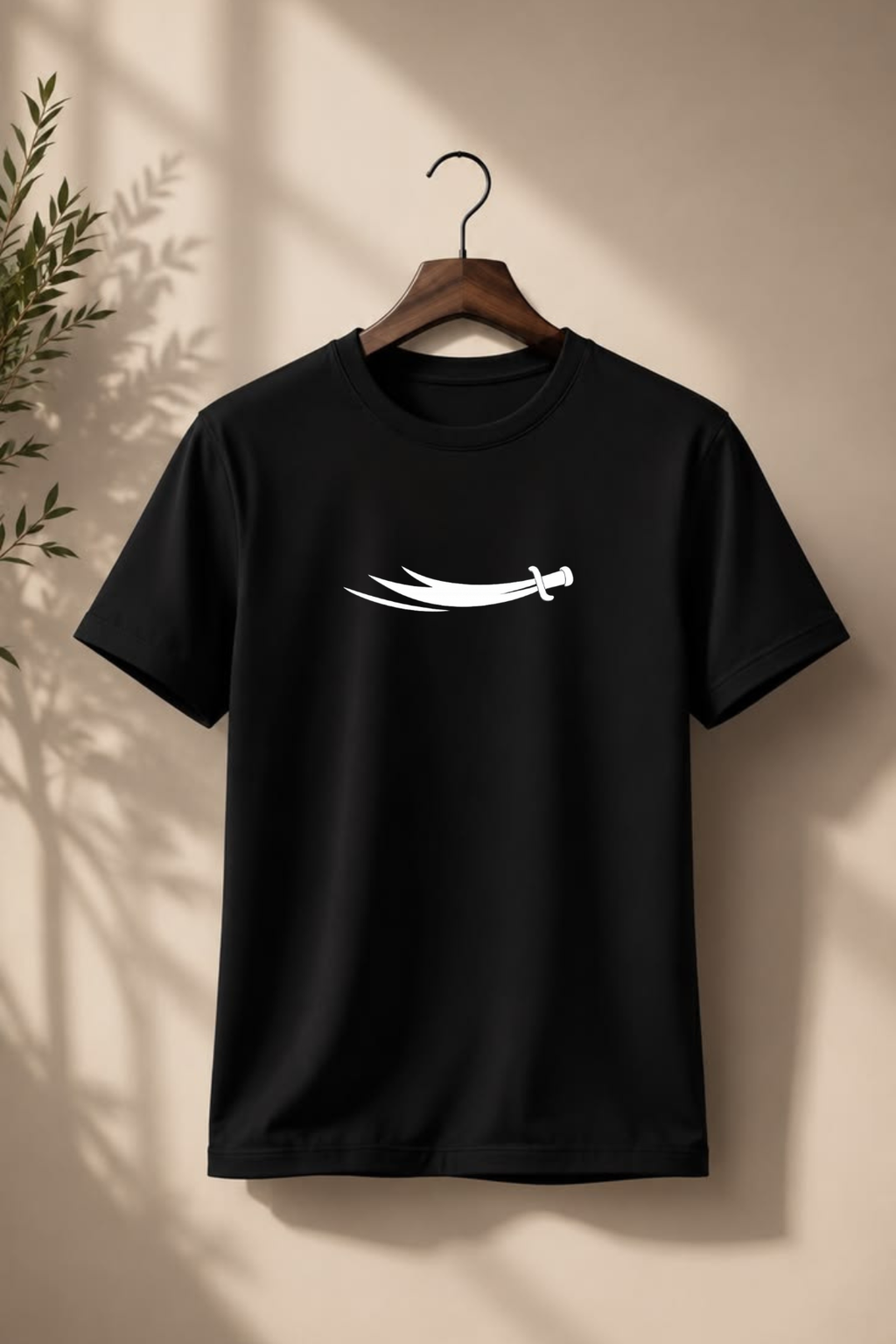 SILENT BLADE — Islamic Sword Oversized T-Shirt