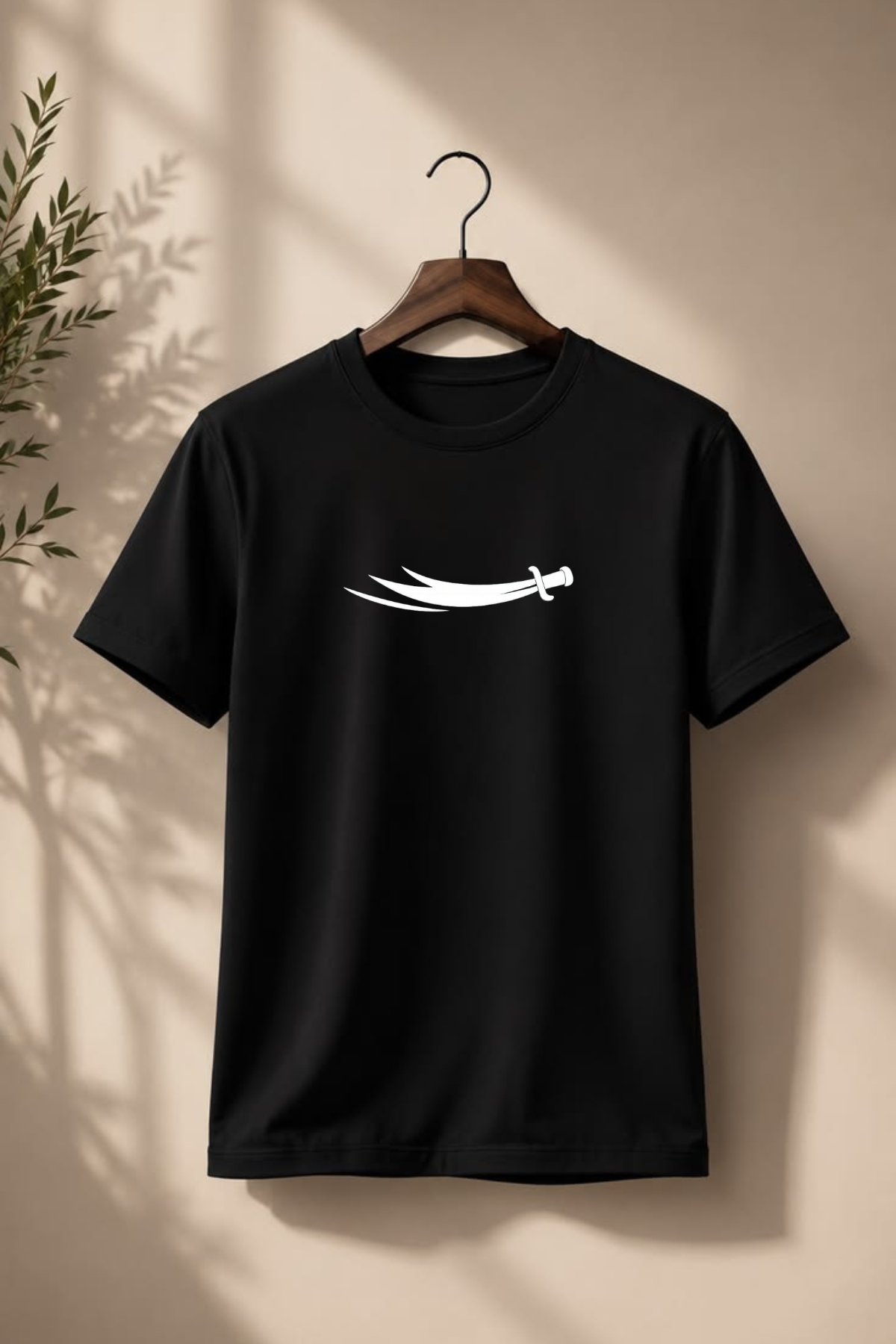 SILENT BLADE — Islamic Sword Oversized T-Shirt