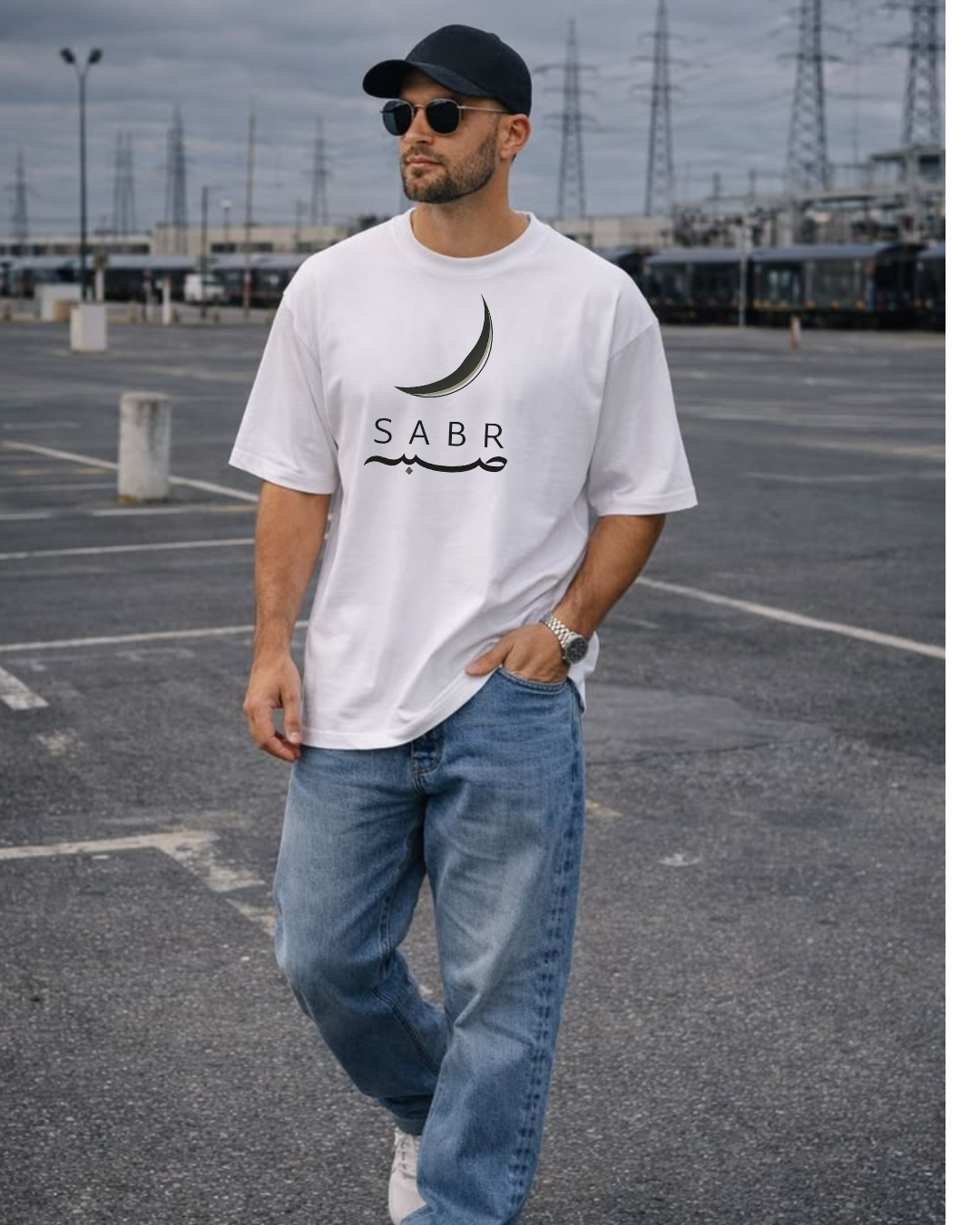 SABR 02 Premium Oversized T-Shirt | 210 GSM | 100% Cotton