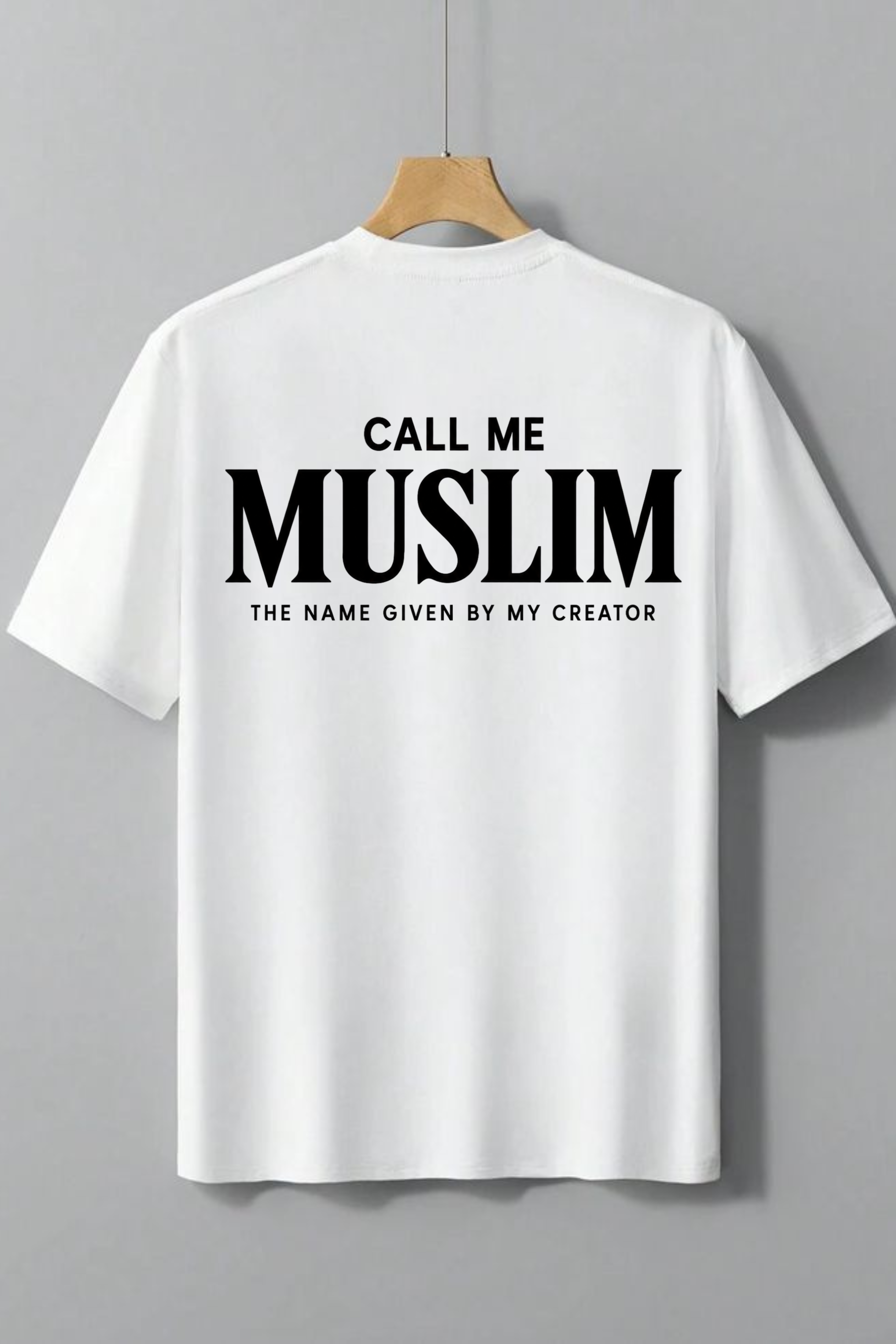 Sabr & Call Me Muslim  — Premium Oversized T-Shirt