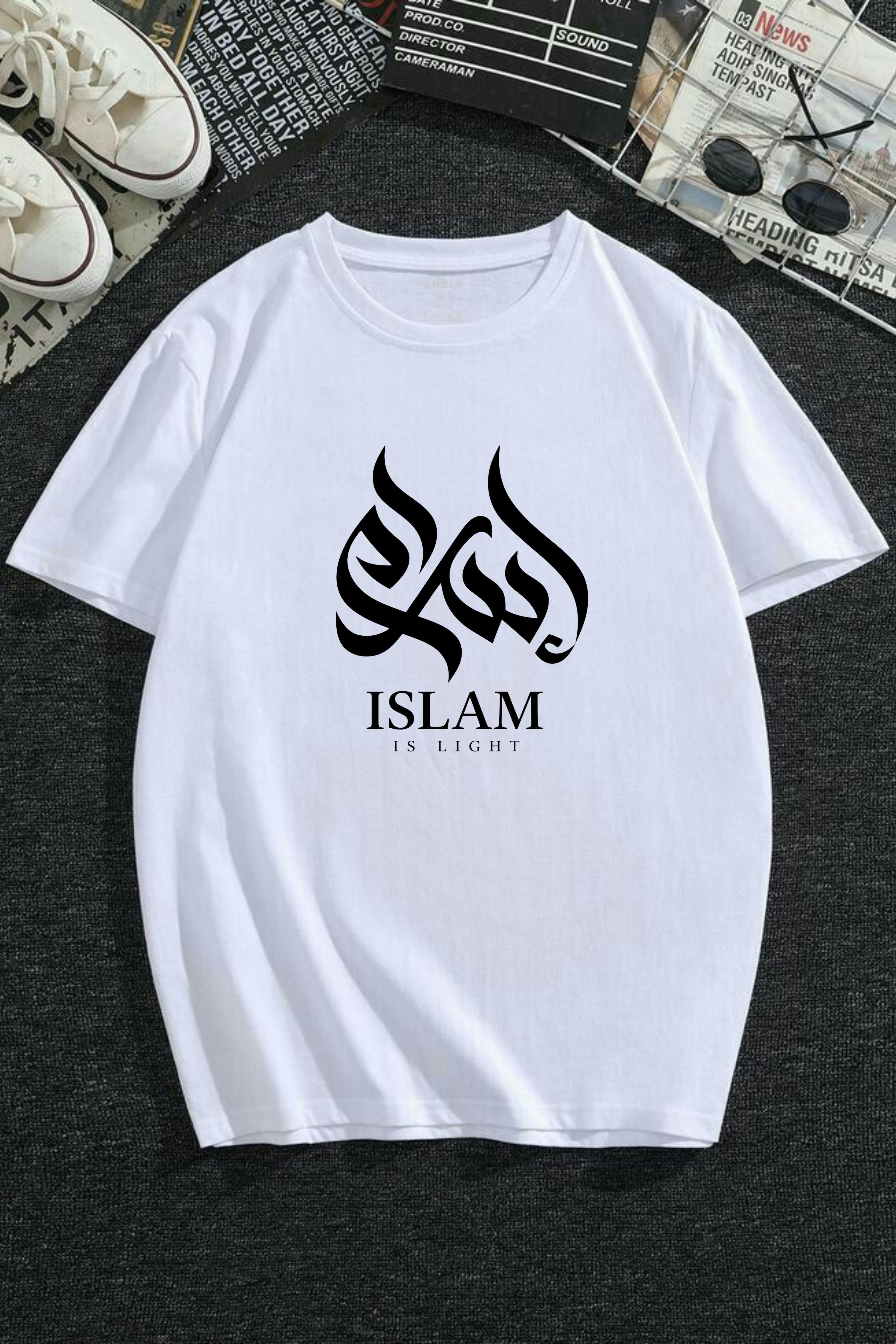 🤍 Islam Is Light – Premium Oversized T-Shirt