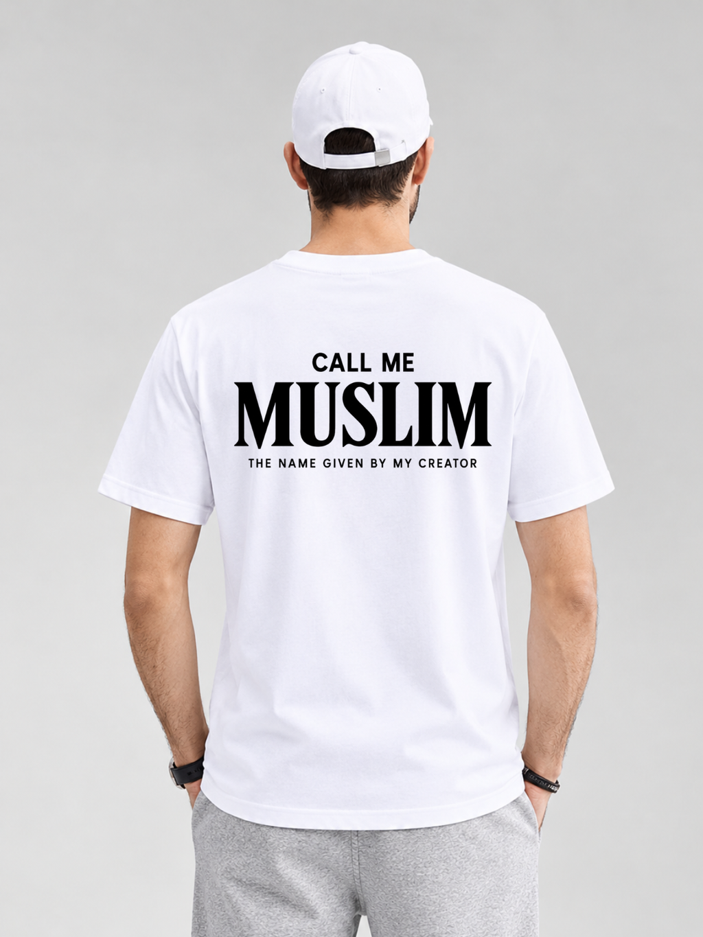 CALL ME MUSLIM — Faith Identity Oversized T-Shirt