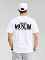CALL ME MUSLIM — Faith Identity Oversized T-Shirt