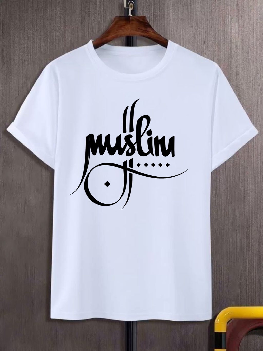 Deen Bazar Muslim Calligraphy White T-Shirt – 24434 Come to Success Islamic Graphic Tee