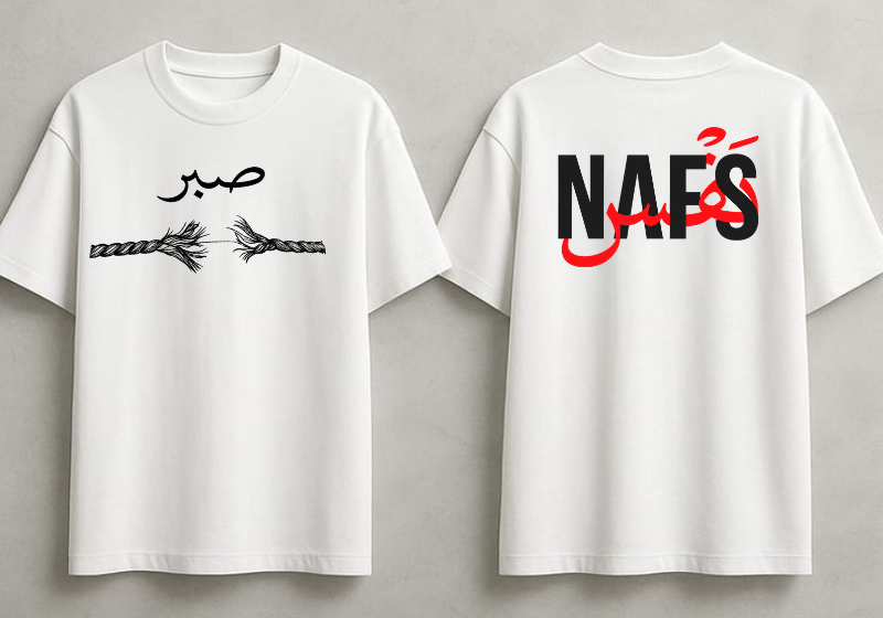 SABR × NAFS — Master Your Nafs Oversized T-Shirt