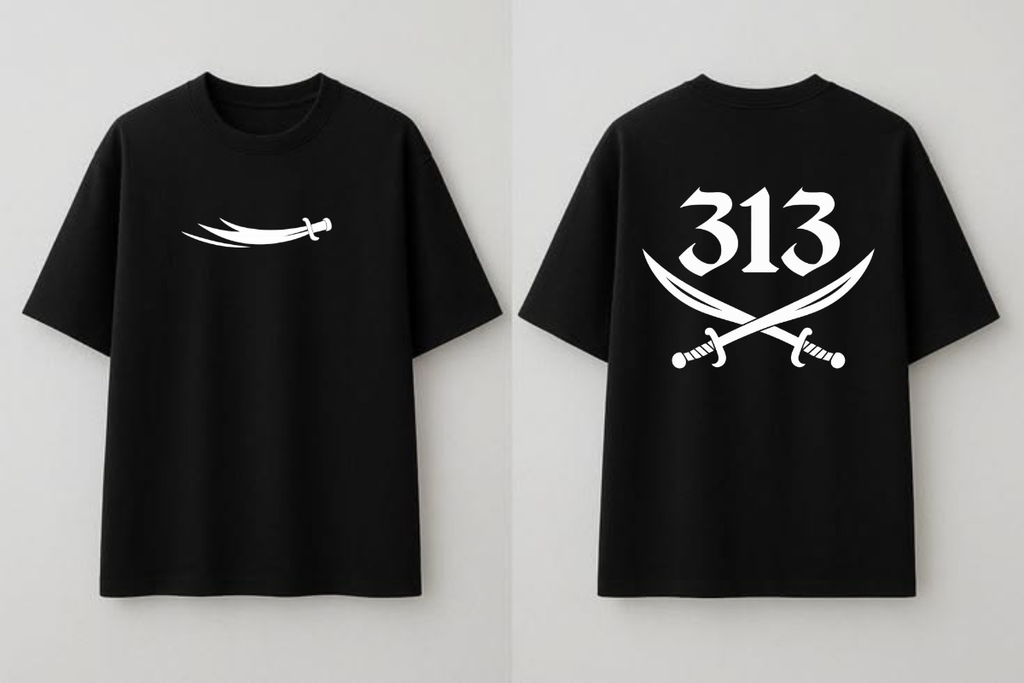 313 — Legacy & Courage Oversized T-Shirt