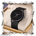 Deen Bazar Women's Black Analog Watch with Silicone Strap – Vintage Style