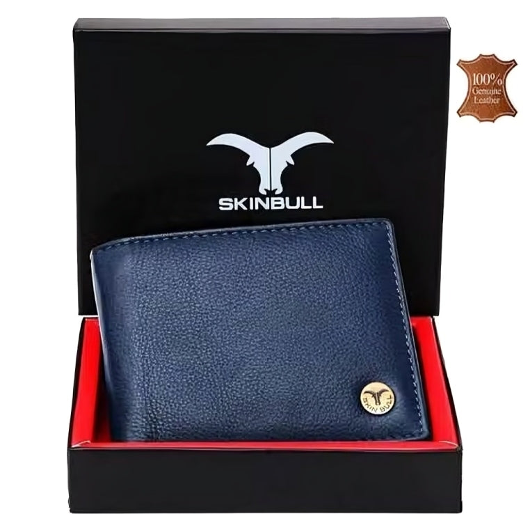 SKINBULL RFID Protected 100% Genuine Leather Wallet for Men | High Quality Leather Wallet