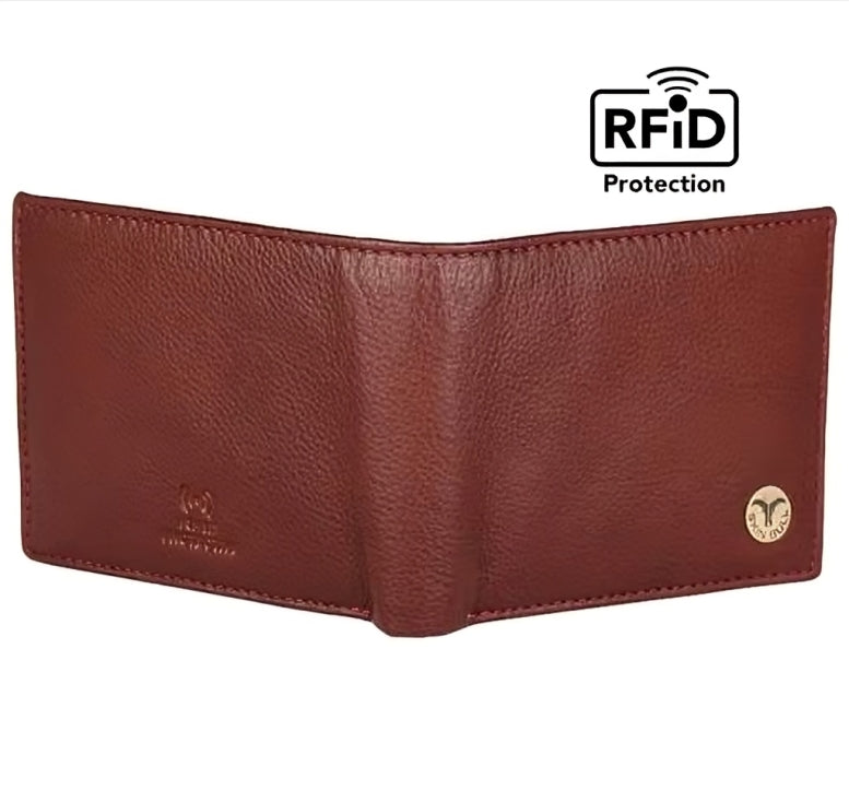SKINBULL RFID Protected 100% Genuine Leather Wallet for Men | High Quality Leather Wallet