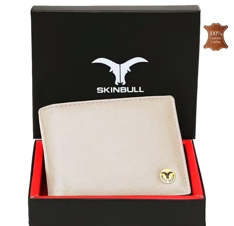 SKINBULL RFID Protected 100% Genuine Leather Wallet for Men | High Quality Leather Wallet