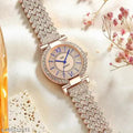 Deen Bazar Women's Rose Gold Stainless Steel Chain Analog Watch